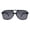 Shiny Black (Black), variant on Polarized Lens Sunglasses Retro Square Pilot Racer Unisex Shades UV400 Black