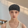 thumbnail image 4 of Unique Bargains Women's 1pc Fashion Lace Wide Headwrap 9.45"x7.87" Black, 4 of 5
