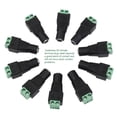 thumbnail image 3 of FOXNOVO - 10 pares de conectores adaptadores de CC macho y hembra de 2,1 x 5,5 mm para cámaras CCTV y tiras de luces LED, 3 of 5