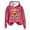 Hot Pink, variant on Womens Fashion Hoodies Long Sleeve Highland Cattle Print Hooded Sweatshirts Y2k Winter Pullover Tops Clothes 2025