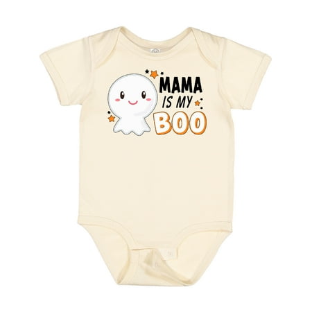 

Inktastic Mama is My Boo with Cute Ghost Gift Baby Boy or Baby Girl Bodysuit
