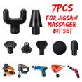 thumbnail image 2 of 7Pcs Percussion Massage Tips Replaceable For Jigsaw Massager Bit Tip Set Body Painful Muscle Relaxation Set, 2 of 7