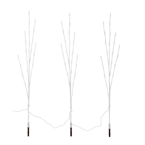 75Lt 3Pc 48" LED PureWht WA Ww Stake Lts