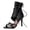 a-Black, variant on Women's High Heel Strapy Gladiators Sandals Open Toe Leather Ankle Boots 2026 Summer Party Dressy Pumps for Ladies Vacation Brown 6