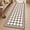 Beige, variant on 2x6 Trellis Runner Rug,Hallway Runner Rug with Rubber Backing, Checkered Kitchen Non Skid Carpet Runners Washable Indoor Mat for Kitchen Entryway Bathroom Hallway