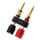 thumbnail image 5 of Terminales de Encuadernación Amplificador de Potencia Dual Conector Bidireccional de 4 mm shamjiam Conector banana dual, 5 of 8