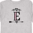 thumbnail image 4 of Inktastic Letter E Monogram Tribal Arrow Girls Long Sleeve Toddler T-Shirt, 4 of 5