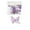Purple, variant on 12pcs Purple 3D Butterfly Wall Decal Valentine's Day Glitter Butterflies Sticker Decoration for Home Gift Wrapping Wedding Anniversary Decor