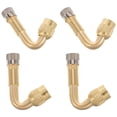 thumbnail image 1 of KAKOWELY valve adapter 4 Pcs Tire Valve Stem Extenders for Car Trucks RVs and Motorcycles Brass Valve Extension Rods Auto Tire Valve Adapter Kit1.77"X1.77"X0.39", 1 of 5