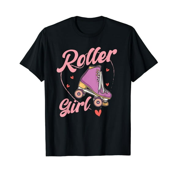 Roller Skating Derby Skater 70s Roller Skates - Roller Girl T-Shirt