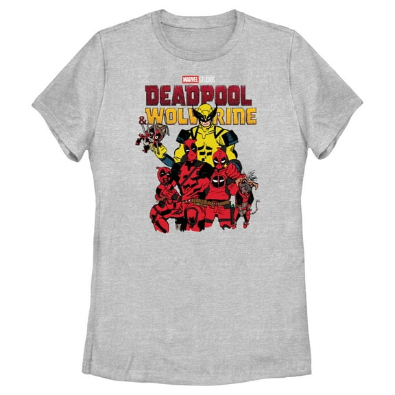 Women's Marvel: Deadpool & Wolverine Family Logo Graphic T-Shirt