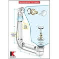 thumbnail image 4 of Keeney 645PVCDSBN Cable Driven PVC Bathtub Drain Kit for Standard Size Tubs, Brushed Nickel, 4 of 4