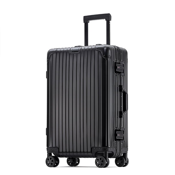 KLQDZMS-maleta para hombre, caja de embarque de aleación de aluminio y magnesio, 20 ", 24", 26 ", 29 pulgadas, cubierta de carrito de gran capacidad, equipaje rodante