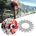 thumbnail image 2 of Pièces de Conversion de Pignon de Vélo Anti-Rouille à Vitesse Unique Roue Libre 12T 17T, 2 of 8