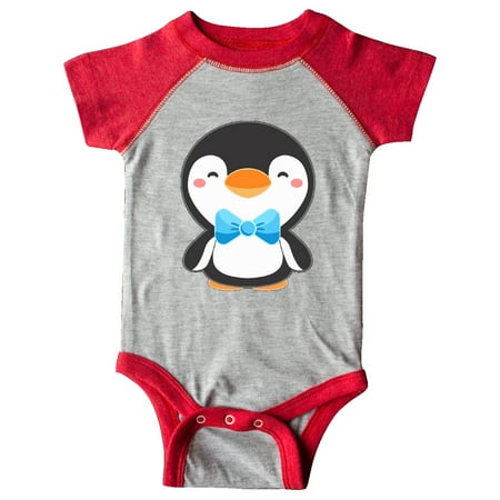 

Inktastic Cute Penguin with Blue Bow Tie Gift Baby Boy or Baby Girl Bodysuit