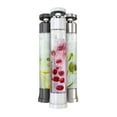 thumbnail image 3 of Drinkpod Soda Maker, Fizzy Sparkling Water & Fizzpod Soda Maker with Three 1L Bottles, 3 Caps, 1 Fizz Infuser & Manual - Silver, 3 of 12