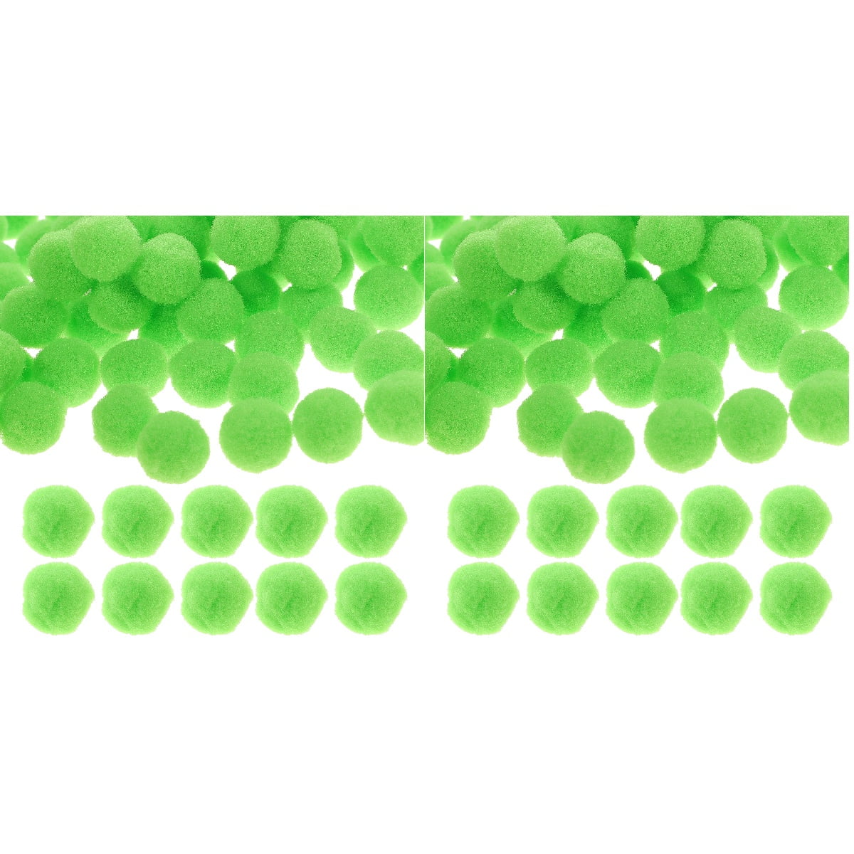 LABSERRON DIY Light Green Pom Poms for Clothing and Headwear Decor 4000Pcs