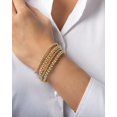 thumbnail image 4 of Elegance designs Pulsera de bolas de cuentas chapada en oro Pulseras de cuentas de oro elásticas elásticas para mujeres 4 piezas, 4 of 5