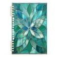 thumbnail image 2 of Floral Stained Glass Notebooks 2 Pcs 1-subject Journal 60 Sheets A5 College Ruled Paper Detachable Ring 8.3"x5.7", 2 of 8