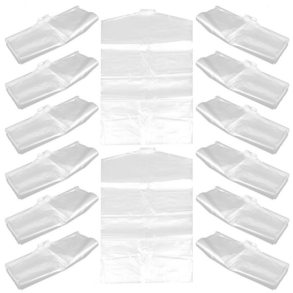 UPOUART 50Pcs Kids Garment Bags for Dustproof and Anti-Wrinkle 27.6x15.7in
