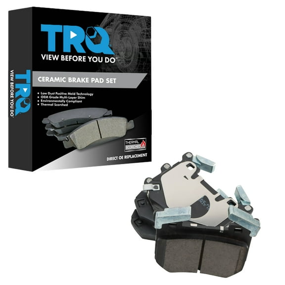 TRQ Rear Ceramic Brake Pads Fits 2019-2020 Genesis G70 2018 Kia Stinger BFA19049