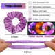 thumbnail image 5 of Coleteros luminosos con luces LED de colores, diademas elásticas de satén para el pelo, accesorios para el pelo de niña para fiestas, 5 of 6