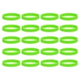 thumbnail image 1 of 20Pcs Silicone Rubber Bands Non-slip 4 Inch Flat for Books, Green, 1 of 6