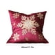 thumbnail image 3 of Decoraciones navideñas, adornos navideños, funda de cojín con copos de nieve navideños, funda de cojín con cierre de cremallera invisible, una funda de almohada, sin relleno, funda de almohada de poli, 3 of 6