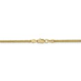 thumbnail image 4 of 14k Yellow Gold 24 Inch 2mm 3 Wire Wheat Chain Necklace Pendant Charm Spiga, 4 of 9
