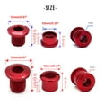 thumbnail image 3 of ZPAQI 5pcs Aluminum Alloy Chainring Bolts Single Speed Chainwheel Screws Durable, 3 of 13