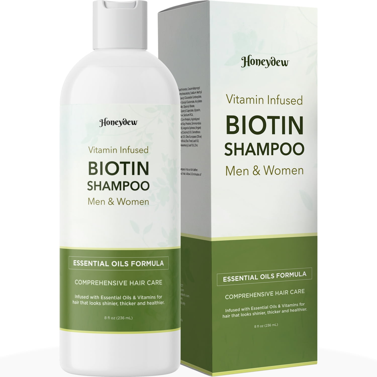 Enhanced Biotin Shampoo For Thinning Hair - Volumizing Hair Shampoo with  Vitamins - Honeydew Shampoo for Thinning Hair with Biotin for Men & Women -  Hair Thickening Curly Hair Shampoo for Damaged