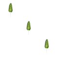 thumbnail image 4 of Cateissary 20 bolsas de decoración para árboles de gatos, hojas de sandía simuladas para arreglos florales de apariencia natural, materiales, Type1 NO1, 4 of 6