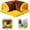 Brown, variant on Guinea Pig Tunnel Foldable Animal Enrichment Blue Rat Hamster Interactive Tube for Small Pets Cage Playground