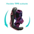 thumbnail image 2 of Dream Pairs Kids Casual Beach Walking Sandals Girls Boys Summer Open Toe Sandals Outdoor Sports Sandals Shoes 170892-K Fuchsia/Purple Size 4, 2 of 5