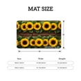 thumbnail image 4 of FJPT Sunflower Pattern Non Slip Flannel Floor Mat Kitchen Mat For Bathroom Kitchen Bedroom Decor 24x16 inch, 4 of 5