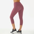 thumbnail image 2 of Bibifish Womens Leggings Velvet Capri Yoga Leggings Capri Length Leggings Evening Walks Casual Dates Elegant Athletic Leggings, 2 of 4