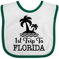thumbnail image 3 of Inktastic First Trip to Florida Vacation Boys or Girls Baby Bib, 3 of 4