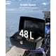 thumbnail image 3 of VEVOR Baúl superior universal para motocicleta de 48 l con panel reflectante, 3 of 9