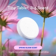 BLUELAND Laundry Detergent Tablets, 60 Count, Spring Bloom Scent, Plastic-Free Pods, Sheets, Liquid Alternative - Safe for Sensitive Skin, Gentle