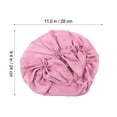 thumbnail image 2 of Raindrops Satin Sleep Cap 2-Pack Assorted Colors Elastic Band for Hair and Comfort, 2 of 6