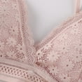 thumbnail image 3 of Women Seamless Deep V Lace Bras Wireless Thin Underwear Stretch Lingerie Soft Comfortable Bras, 3 of 5