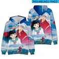 thumbnail image 5 of Inuyashas Anime Hoodies Harajuku Cartoon Crewneck Oversized Men Women Casual Style Sweatshirts, 5 of 5