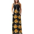 thumbnail image 1 of Vestido largo suelto sin mangas de verano para mujer Vestido largo casual con bolsillos Ormromra  FSHY034-71, 1 of 2