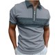 thumbnail image 1 of Camisetas con Cuello en V Hombres de Moda Impresa de Manga Corta, Camiseta Casual con Cuello en V para la Primavera Y el Uso Diario, 1 of 3