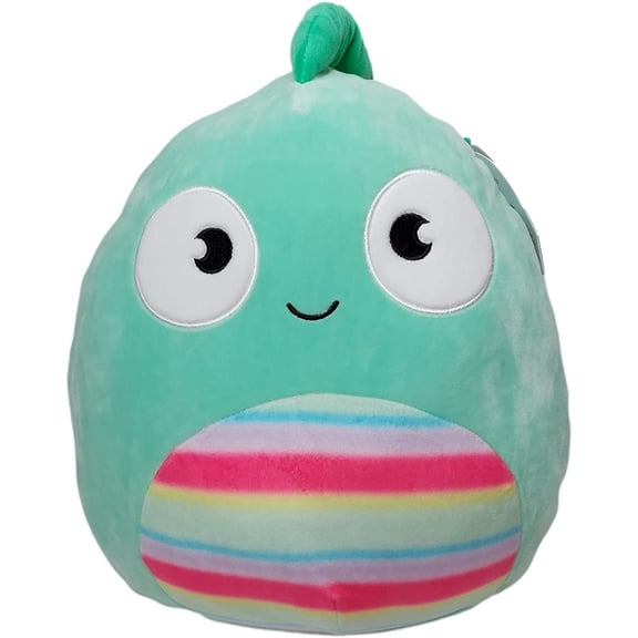 Squishmallow Chameleon 30cm (12 inch) Kent Plush Green Rainbow Stuffed Animal Super Soft Cuddle Pillow