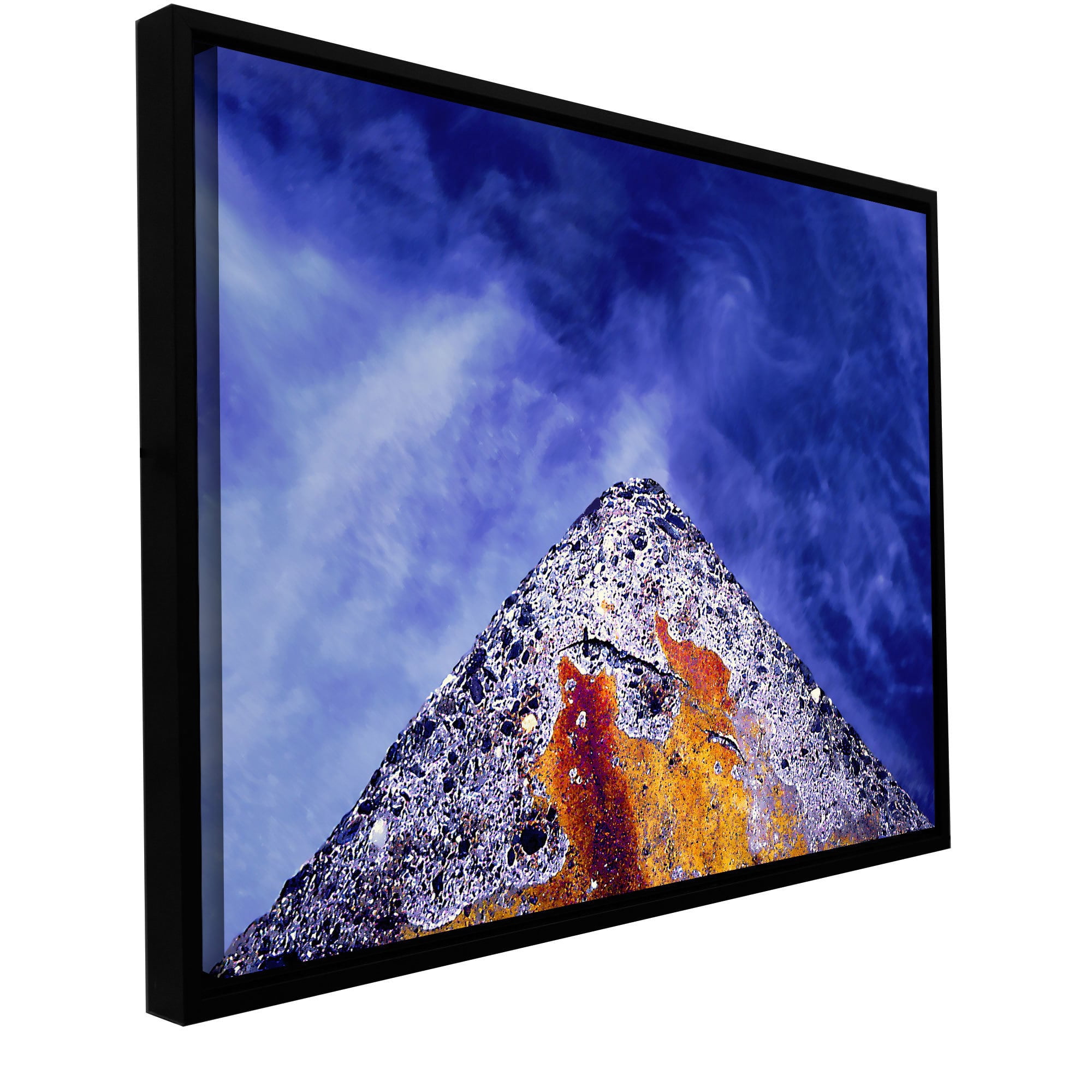 ArtWall Dean Uhlinger "Edge Of Reason" Floater Framed Gallery-Wrapped Canvas