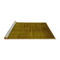 thumbnail image 2 of Ahgly Company Machine Washable Indoor Rectangle Oriental Yellow Industrial Area Rugs, 7' x 9', 2 of 4