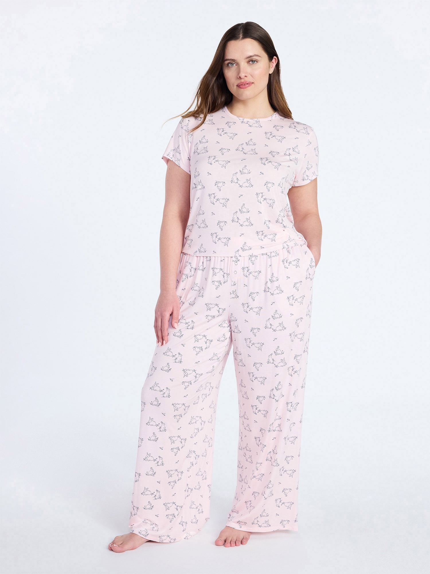 Joyspun Women’s Sleepwear Modal Pajama Long Pants, 30'' Inseam, Sizes S-3X