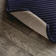 Mainstays Performance Ribbed Quick Dry Foam Bath Mat, 17" X 24", Navy