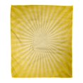 thumbnail image 1 of LADDKE Flannel Throw Blanket Yellow Starburst Golden Burst Orange Vintage Abstract Christmas White Soft for Bed Sofa and Couch 58x80 Inches, 1 of 1